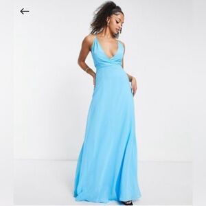 ASOS DESIGN tall cami wrap maxi dress
